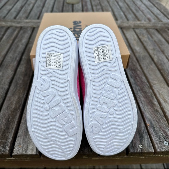 NEW Native Jefferson Girl's Pink Hydroknit Rain Boots Waterproof size C12 - Picture 5 of 5